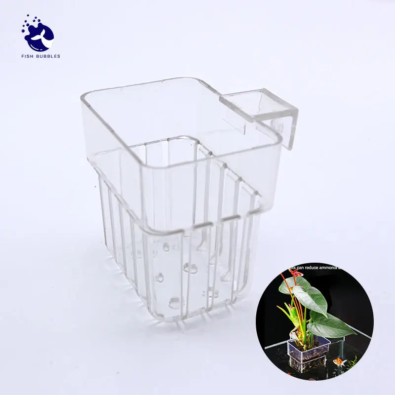 Aquarium Hydroponic Plant Cup – Water Grass Holder for Fish Tanks