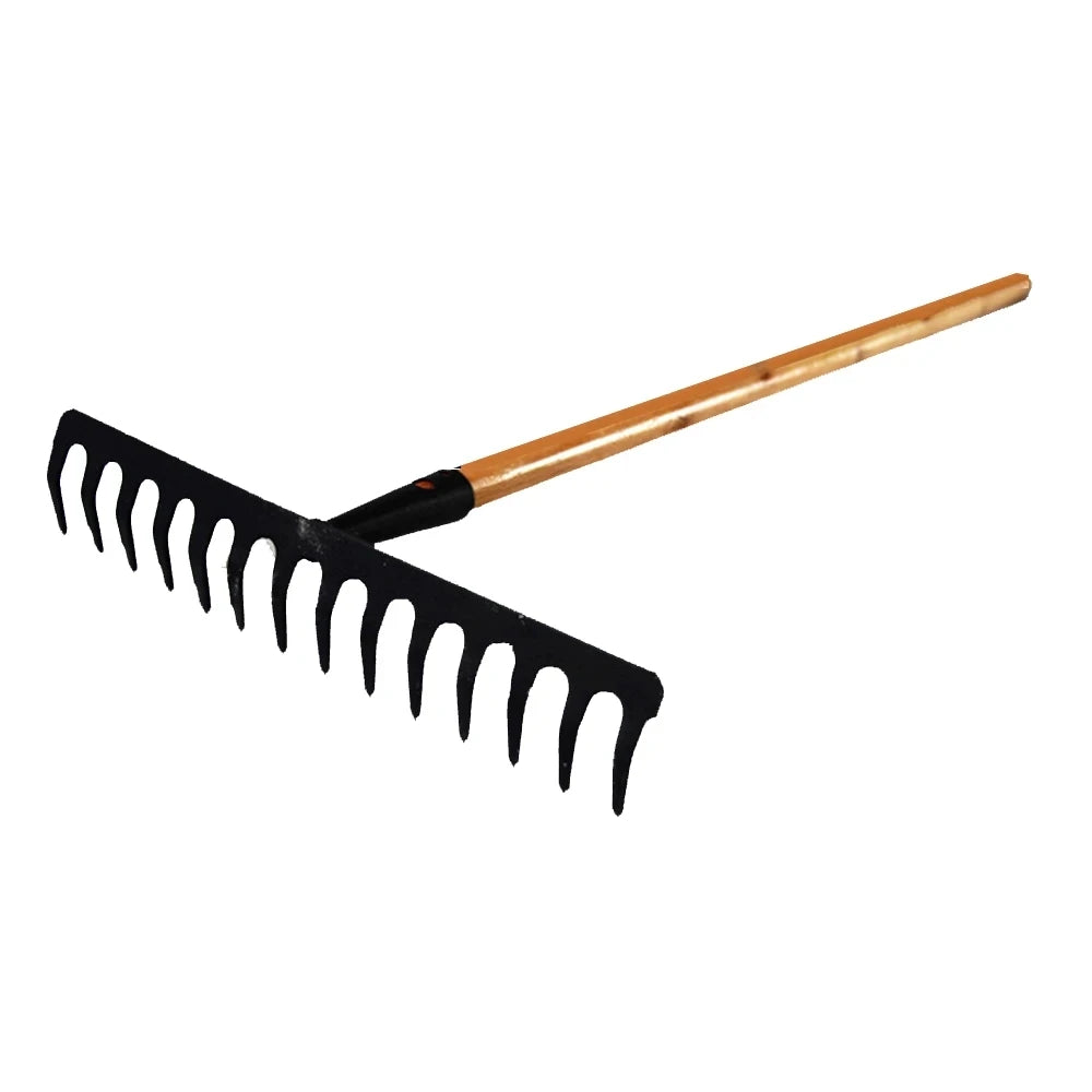 14-Tooth Stainless Steel Farming Rake – Garden & Agricultural Tool