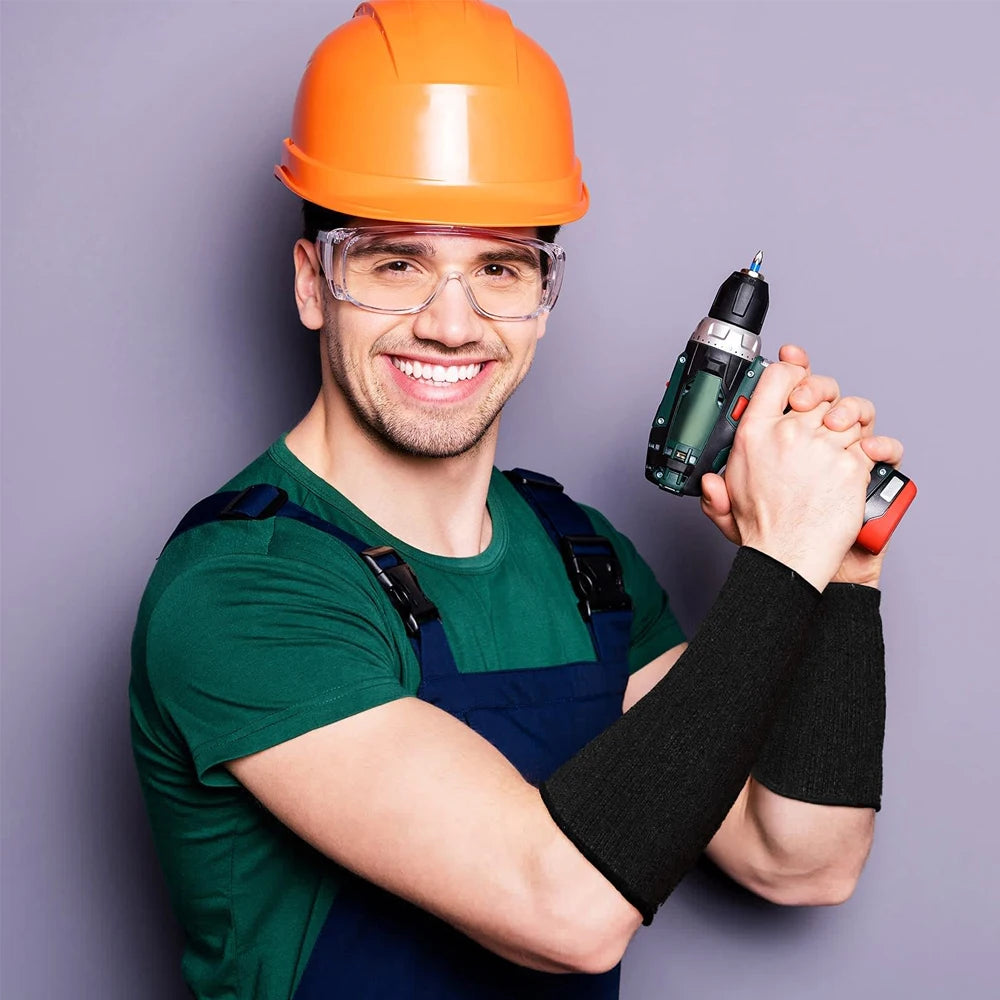 BraceTop Cut & Heat Resistant Arm Sleeves for Cooking & Gardening