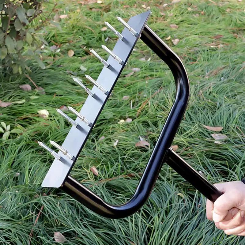 Manual Lawn Aerator Tool – Heavy-Duty Soil Ripper for Grass & Gardens