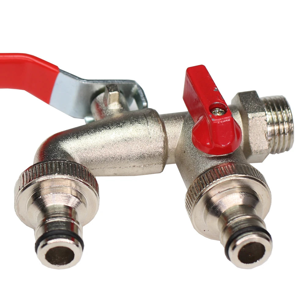 Brass Garden Water Faucet 1/2" with Lever Handle Tap Valve
