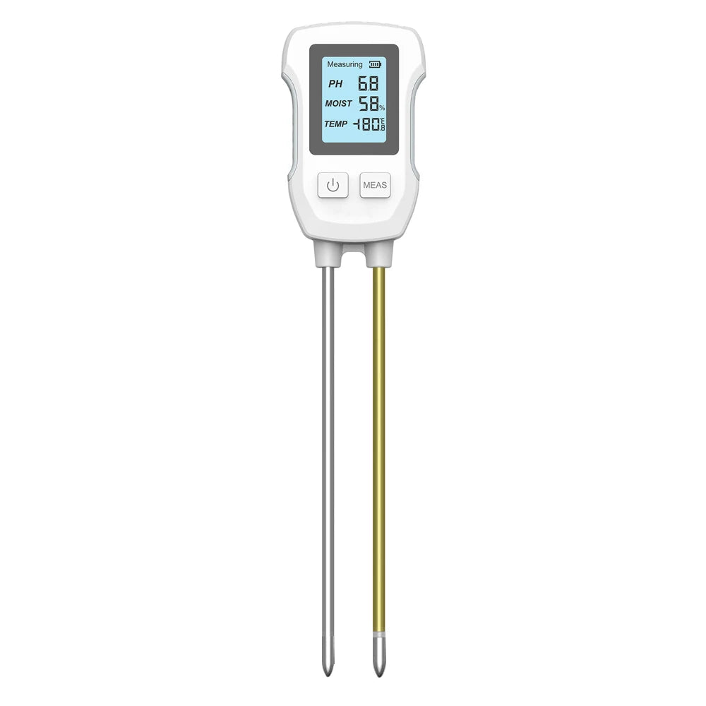 3-in-1 Digital Soil Tester – pH, Temperature & Humidity Meter
