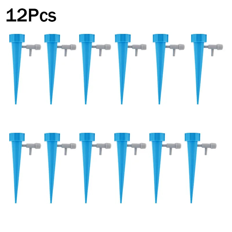 Adjustable Drip Irrigation Spikes Kit – Self-Watering System (3–12 Pcs)