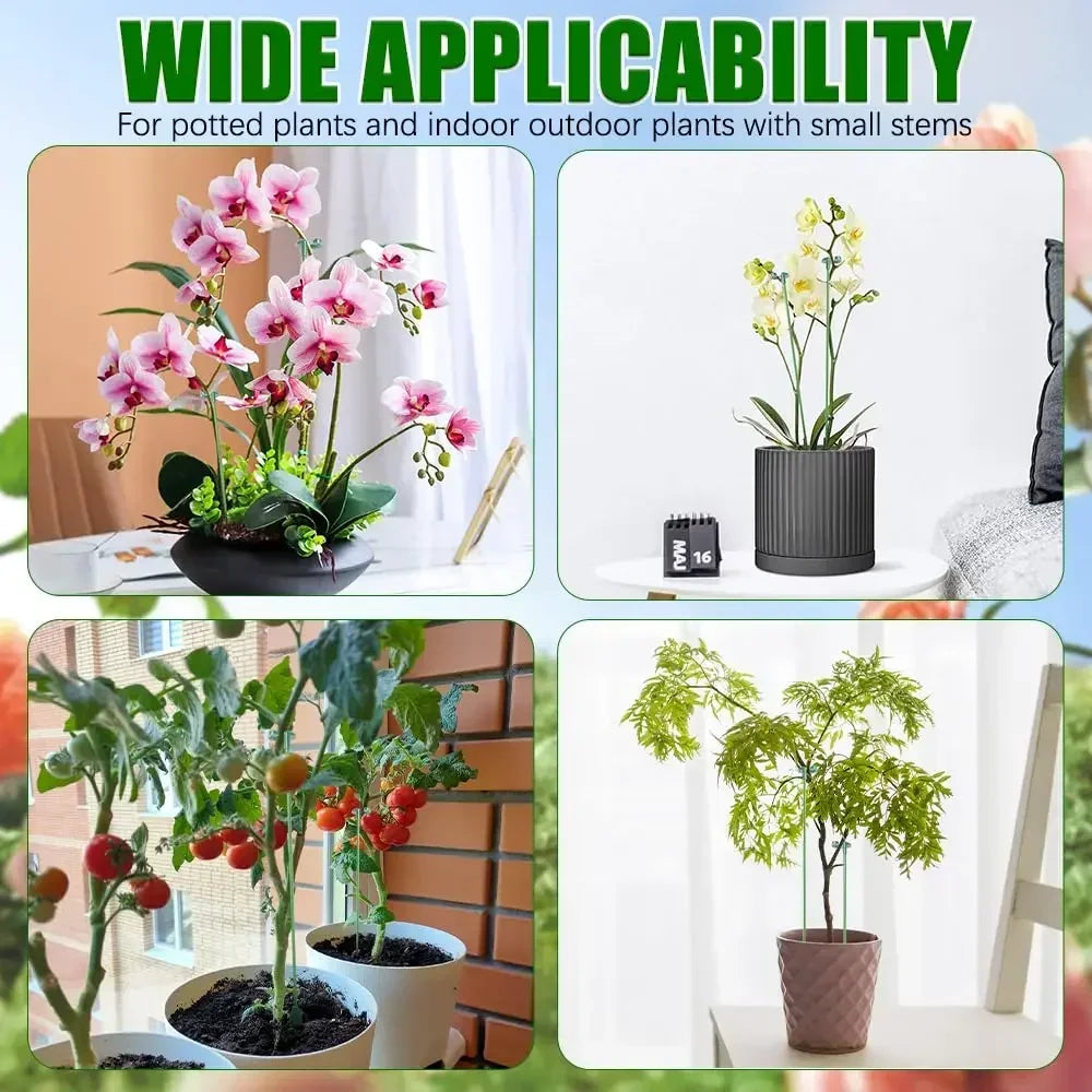 5/10PCS Plant Support Stakes – Orchid & Flower Fixing Rods (17–58cm)