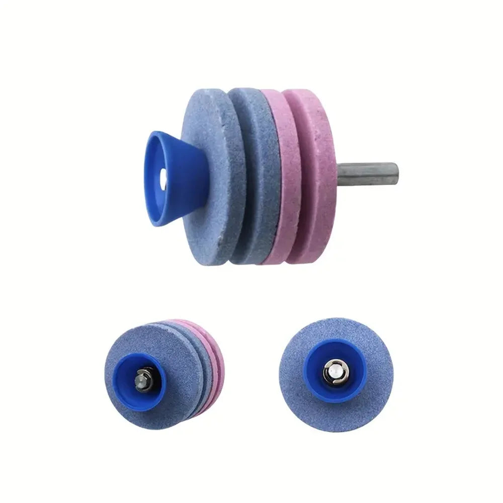 Universal Rotary Blade Sharpener – Drill-Attach Tool for Mower & Tools