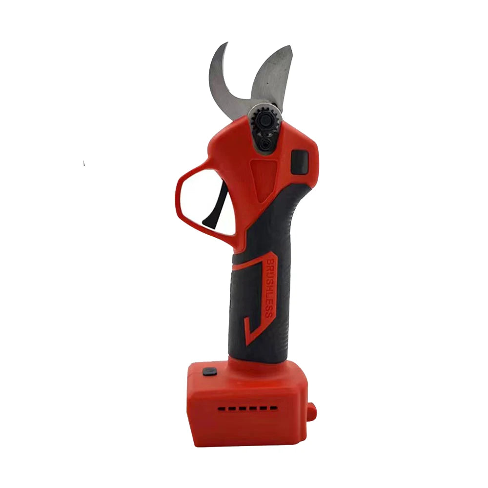 Brushless Electric Pruning Shears — 25-30mm Cordless Garden Pruner w/ LED, Fits Milwaukee 18V Battery