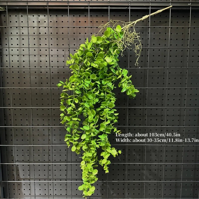 Artificial Hanging Green Vine – Plastic Rattan Plant for Home, Garden & Event Decoration
