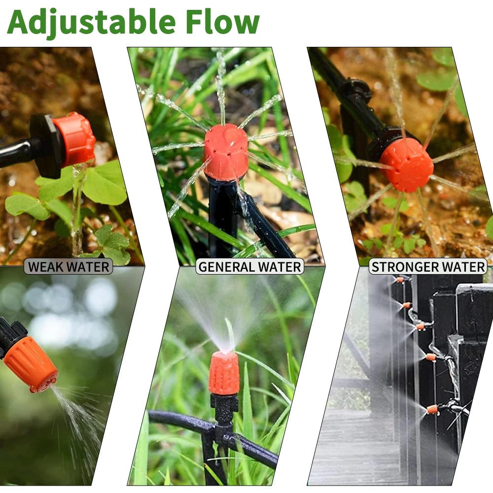 Adjustable Garden Drip Irrigation Kit — Easy-Install Automatic Watering System for Efficient Plant Care