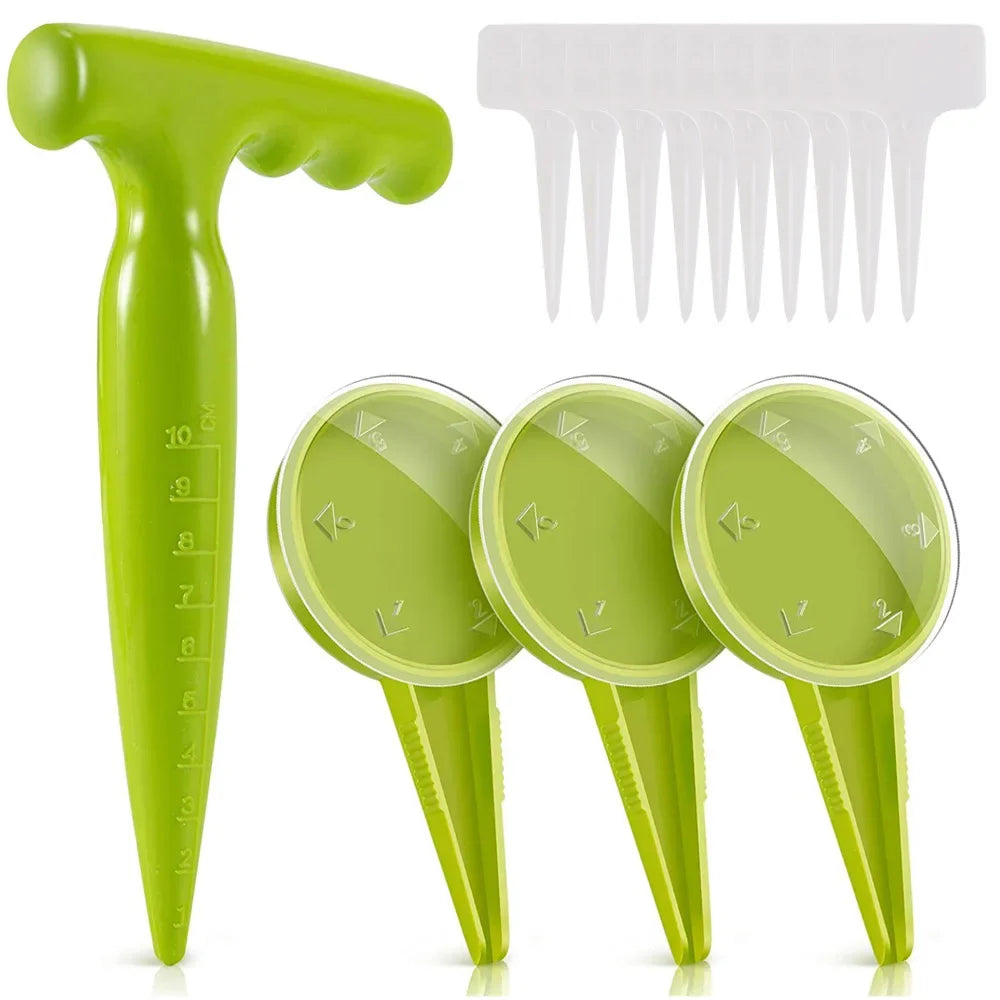 Adjustable Garden Seeder Set – Manual Planting Tools & Seed Dispenser