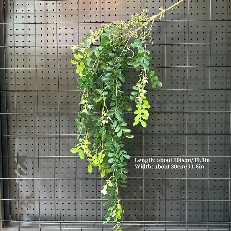 Artificial Hanging Green Vine – Plastic Rattan Plant for Home, Garden & Event Decoration
