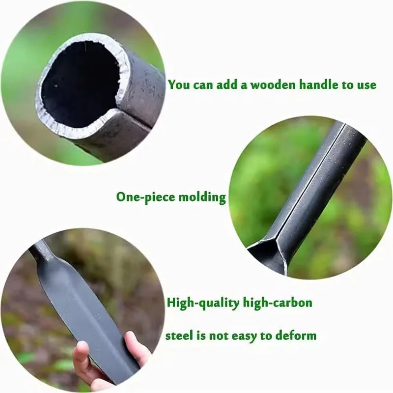 Carbon Steel Willow Leaf Shovel – Mini Soil Tool for Succulents & Pots