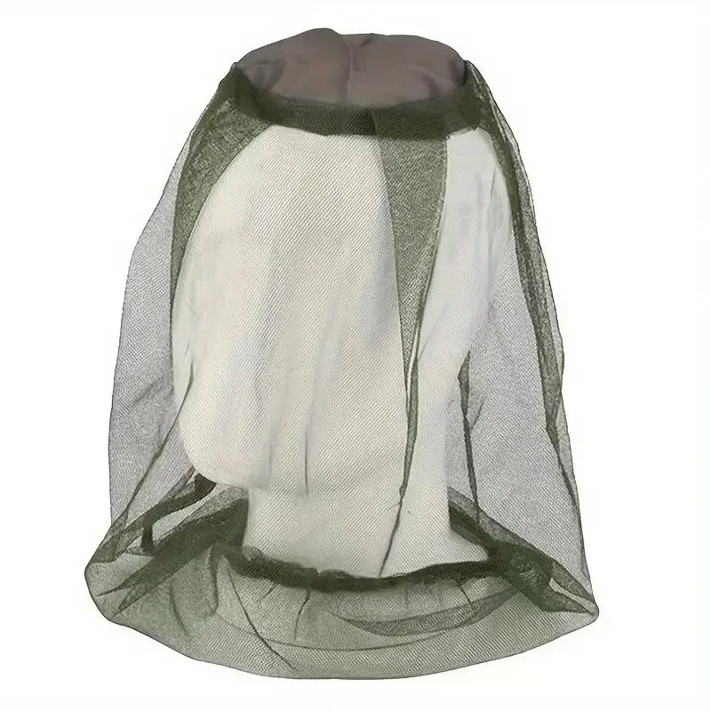Outdoor Mosquito Head Net – Insect-Proof Hat Cover for Camping & Gardening