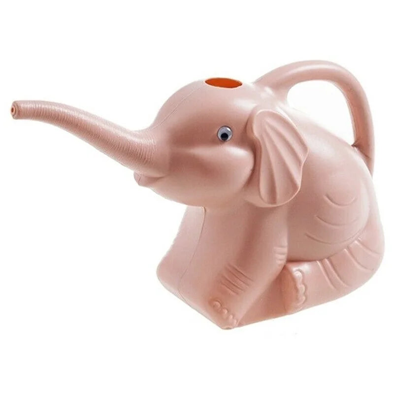 Cute Elephant Watering Can – Plastic Plant Sprinkler for Kids & Gardens
