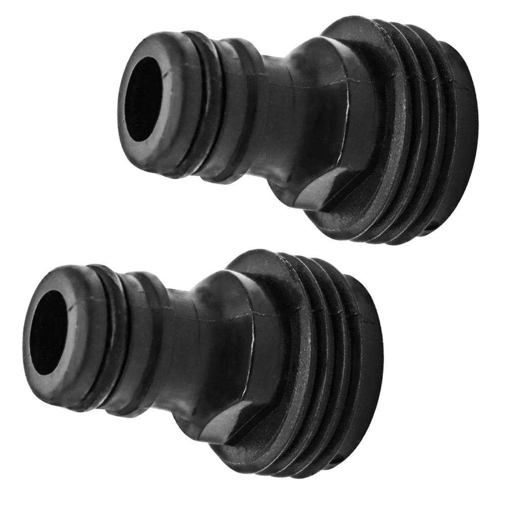 2PCS 3/4" Threaded Quick Connectors – Male Garden Hose Fittings for Water Pipes & Irrigation