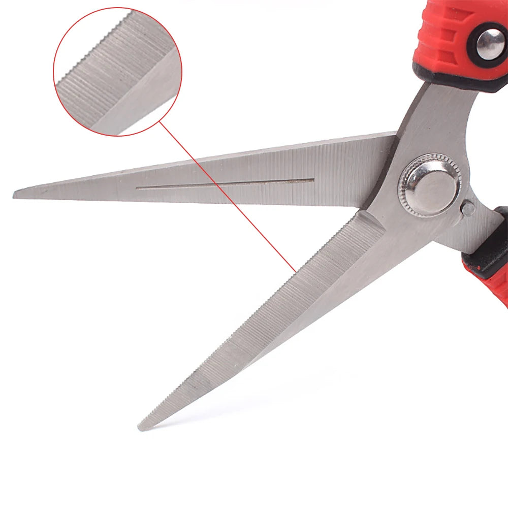 RDDSPON Stainless Steel Pruning Shears – Sharp Bypass Branch Scissors with Non-Slip Handle