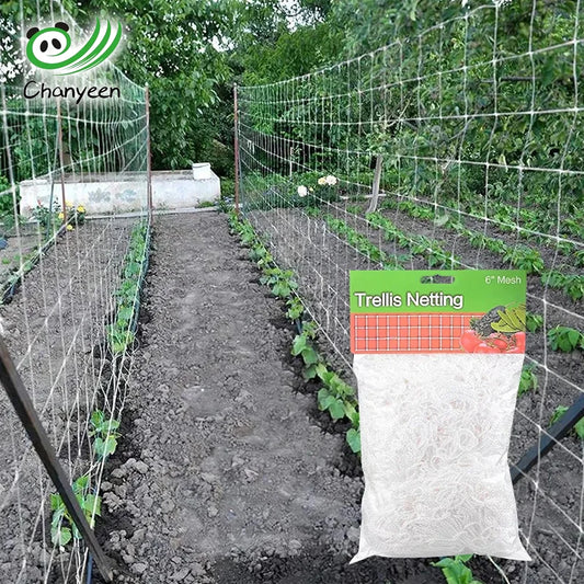 Heavy-Duty Garden Trellis Netting – Plant Support for Vines & Veggies
