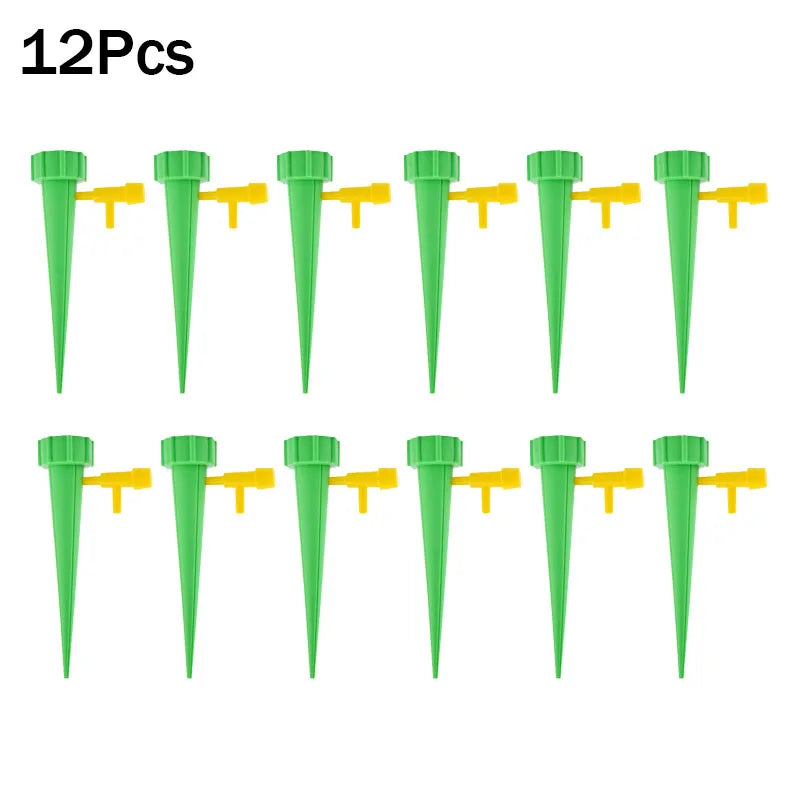 Adjustable Drip Irrigation Spikes Kit – Self-Watering System (3–12 Pcs)