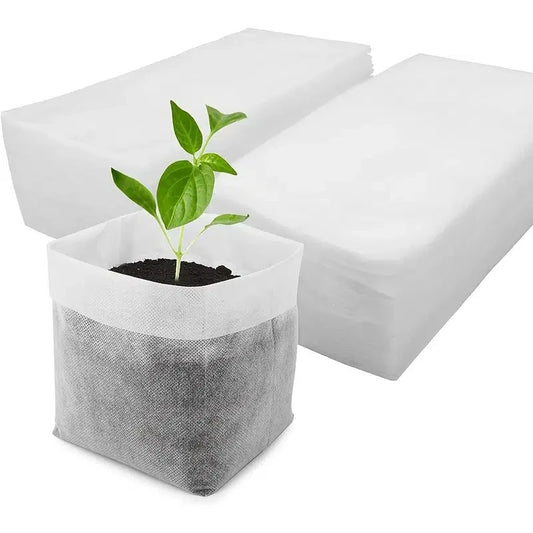 100pcs Nonwoven Seedling Nursery Bags – Eco-Friendly Plant Grow Bags