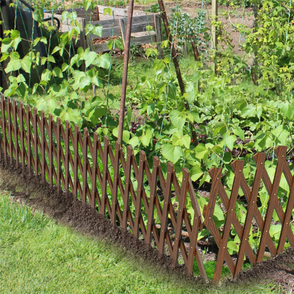 Expandable Wooden Garden Trellis – 200×30cm Climbing Plant Support