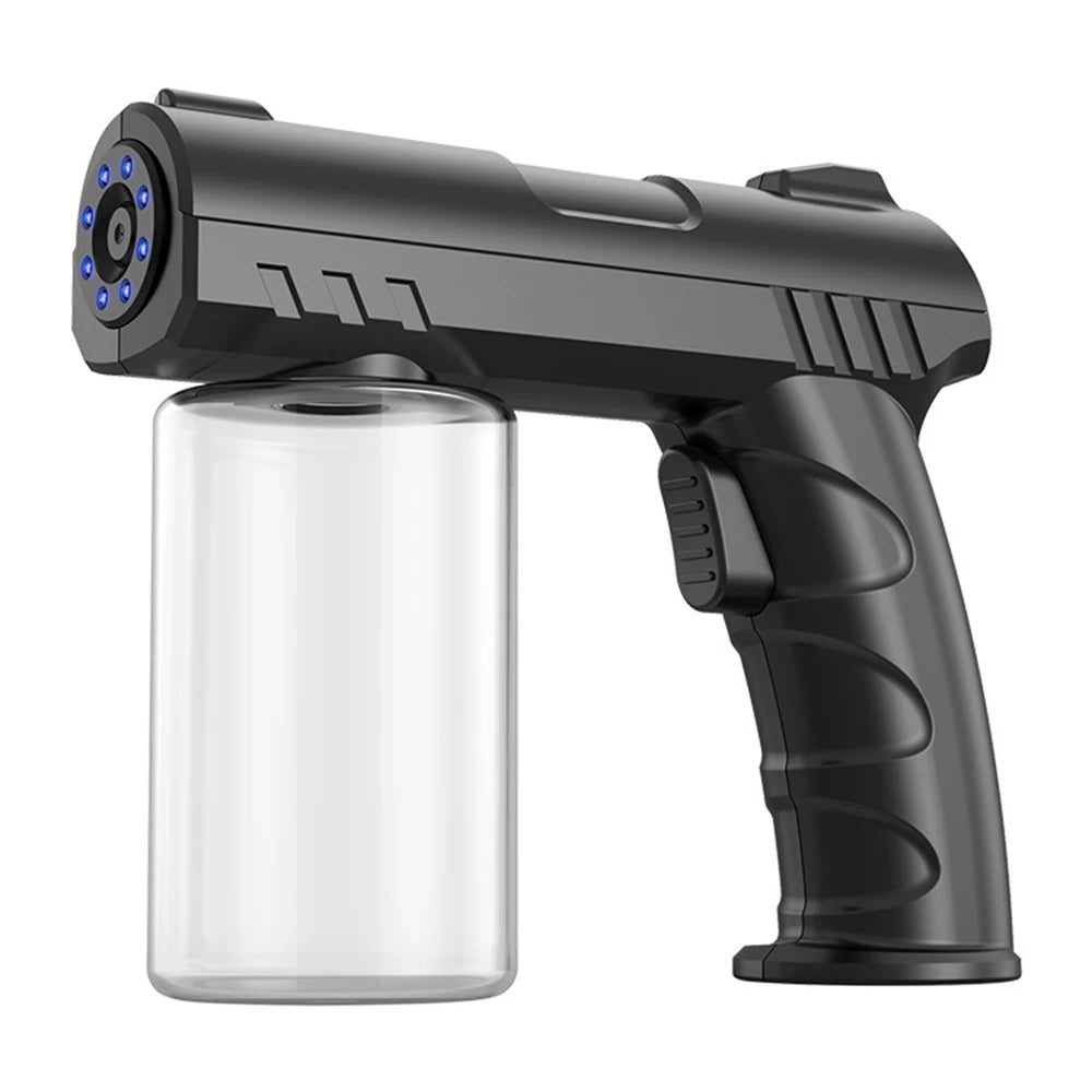280ML Nano Blue Light Wireless Sprayer – USB Rechargeable Atomizer for Disinfection, Gardening & Hair Care