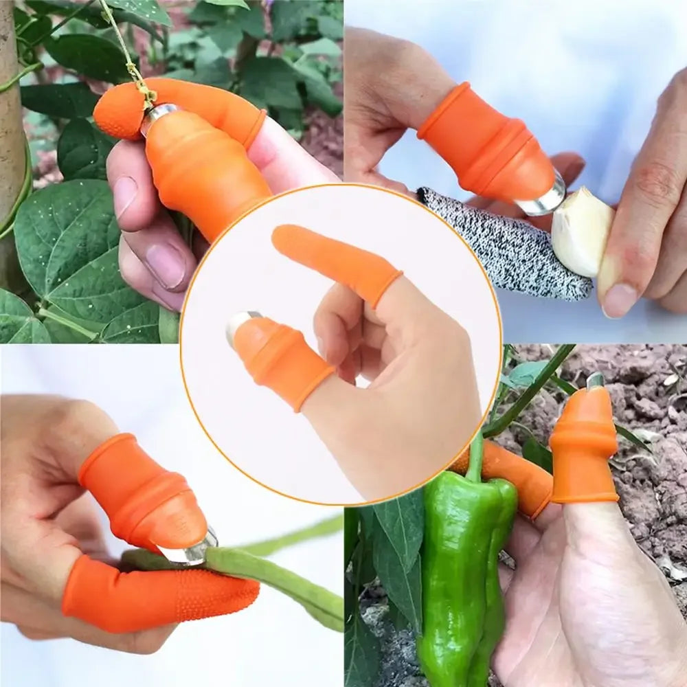 Thumb Cutter Tool – Silicone Finger Knife for Harvesting & Kitchen Use