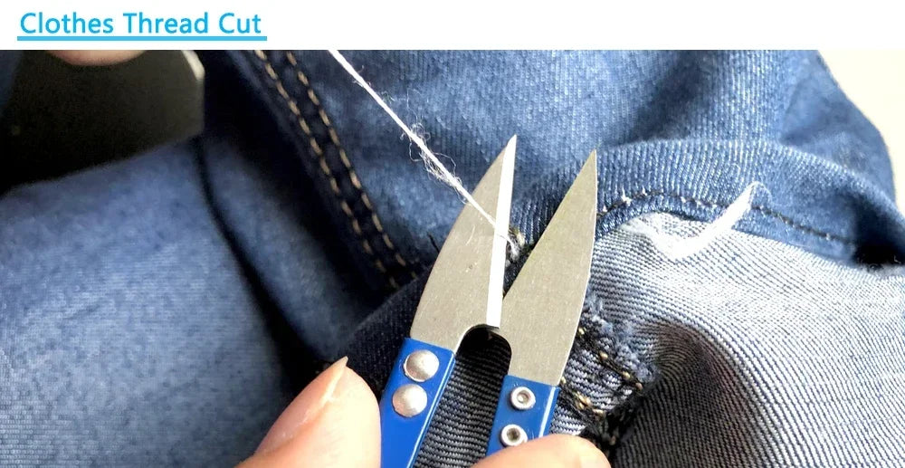 1/3PCS U-Shaped Stainless Steel Scissors for Sewing & Gardening