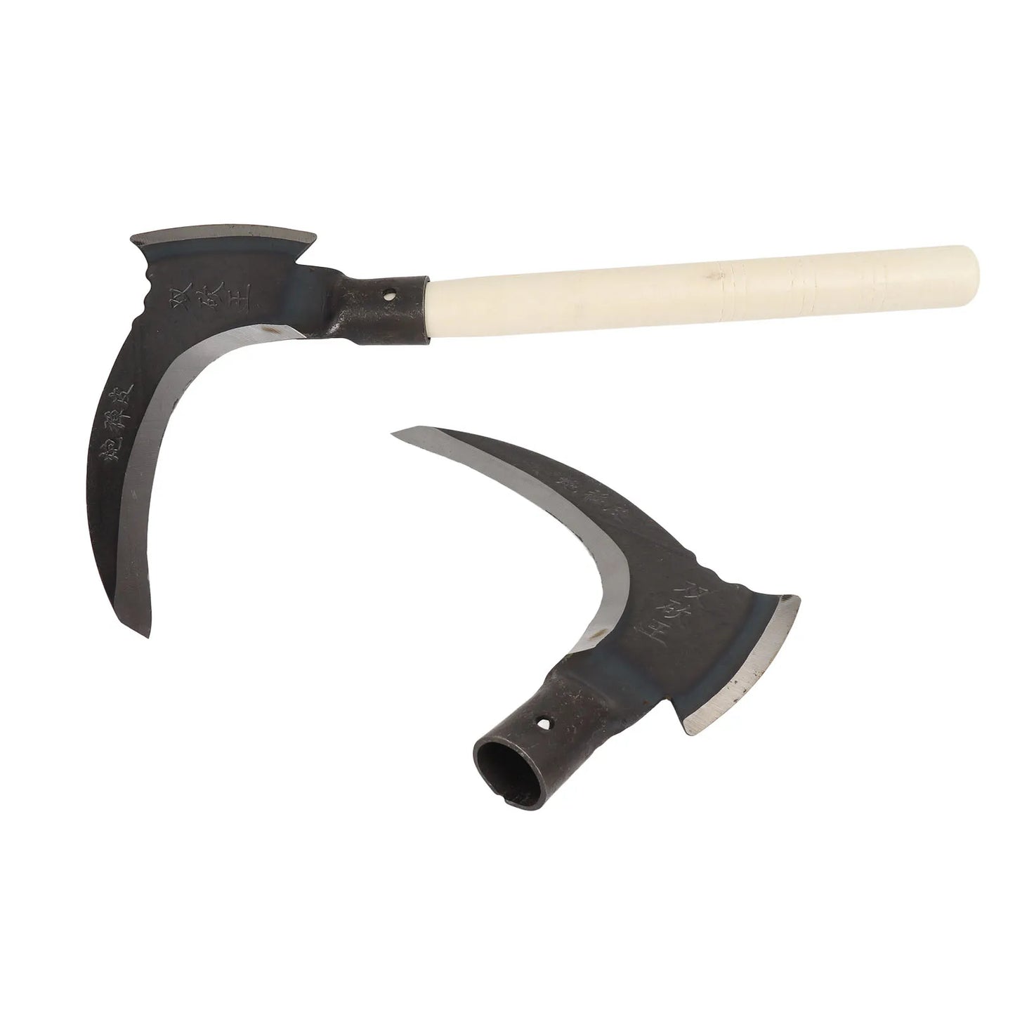 High Manganese Steel Double Sickle – Handheld Garden Cutting Tool