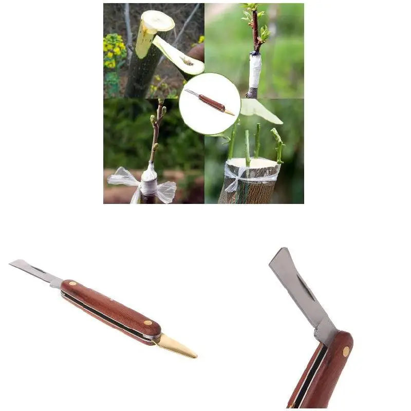 Foldable Grafting Knife – Stainless Steel Garden Pruning Cutter Tool