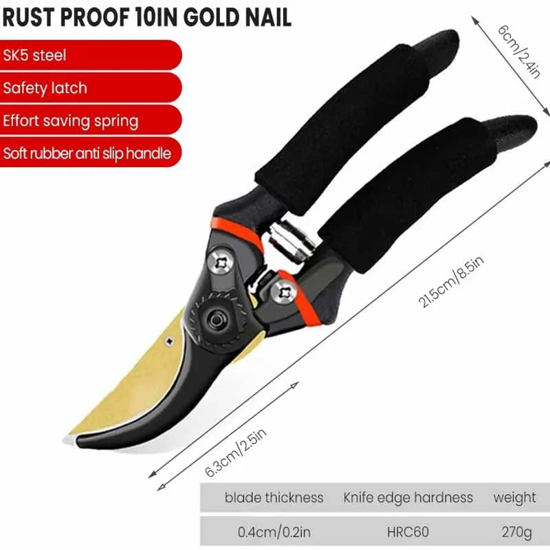 Heavy Duty Multifunctional Pruning Shears – Ultra Sharp Garden Tool