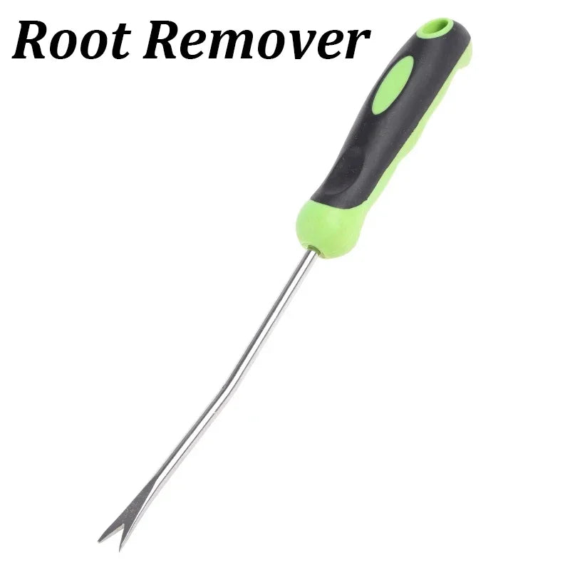 Stainless Steel L-Shaped Weeding Tool Set – Manual Garden Root Remover
