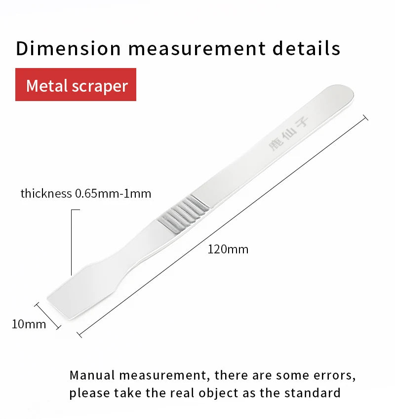 LUXIANZI Ceramic Solder Paste Scraper – Non-Magnetic BGA Repair Tool