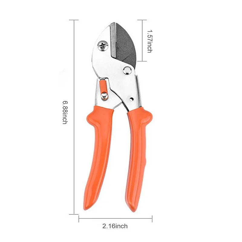 SK5 Steel Garden Pruning Secateurs — Ergonomic Bypass Shears for Trees, Bushes & Branches (20mm Cut Capacity)