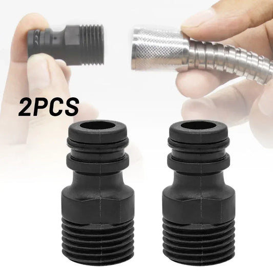2/20PCS 1/2" BSP Threaded Tap Adapter — Quick Connect Garden Hose & Irrigation Pipe Fittings for Home Gardening