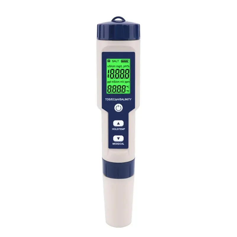 Yieryi 7-in-1 Water Quality Tester – pH, TDS, EC, ORP, Temp, Salinity