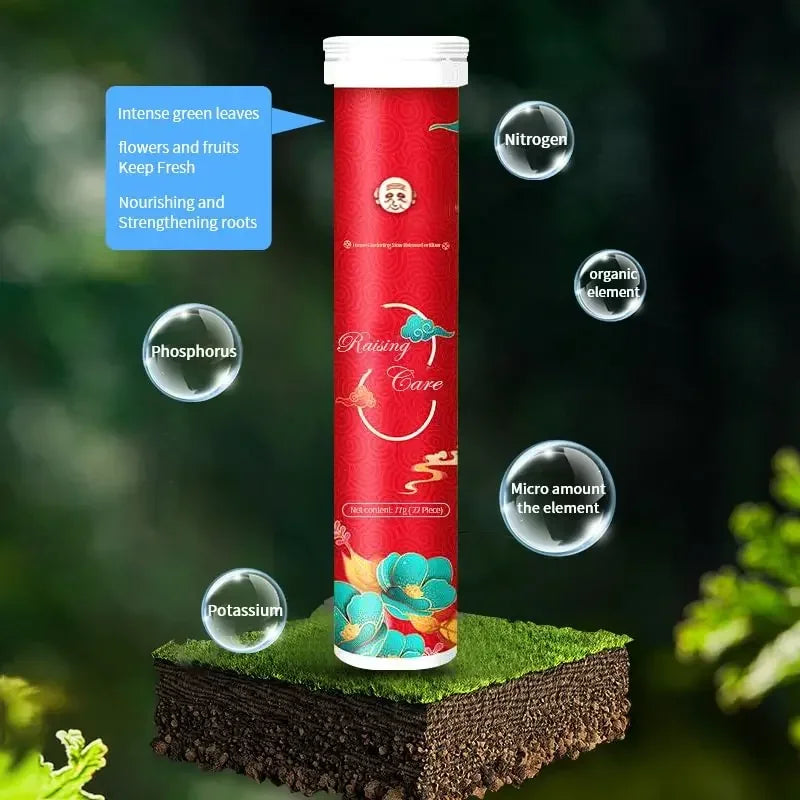 100g Organic Slow-Release Fertilizer Tablets for All Plants