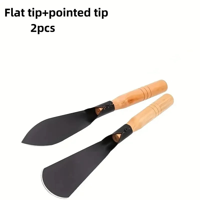 2PCS Metal Garden Trowels – Hand Shovels for Planting & Weeding