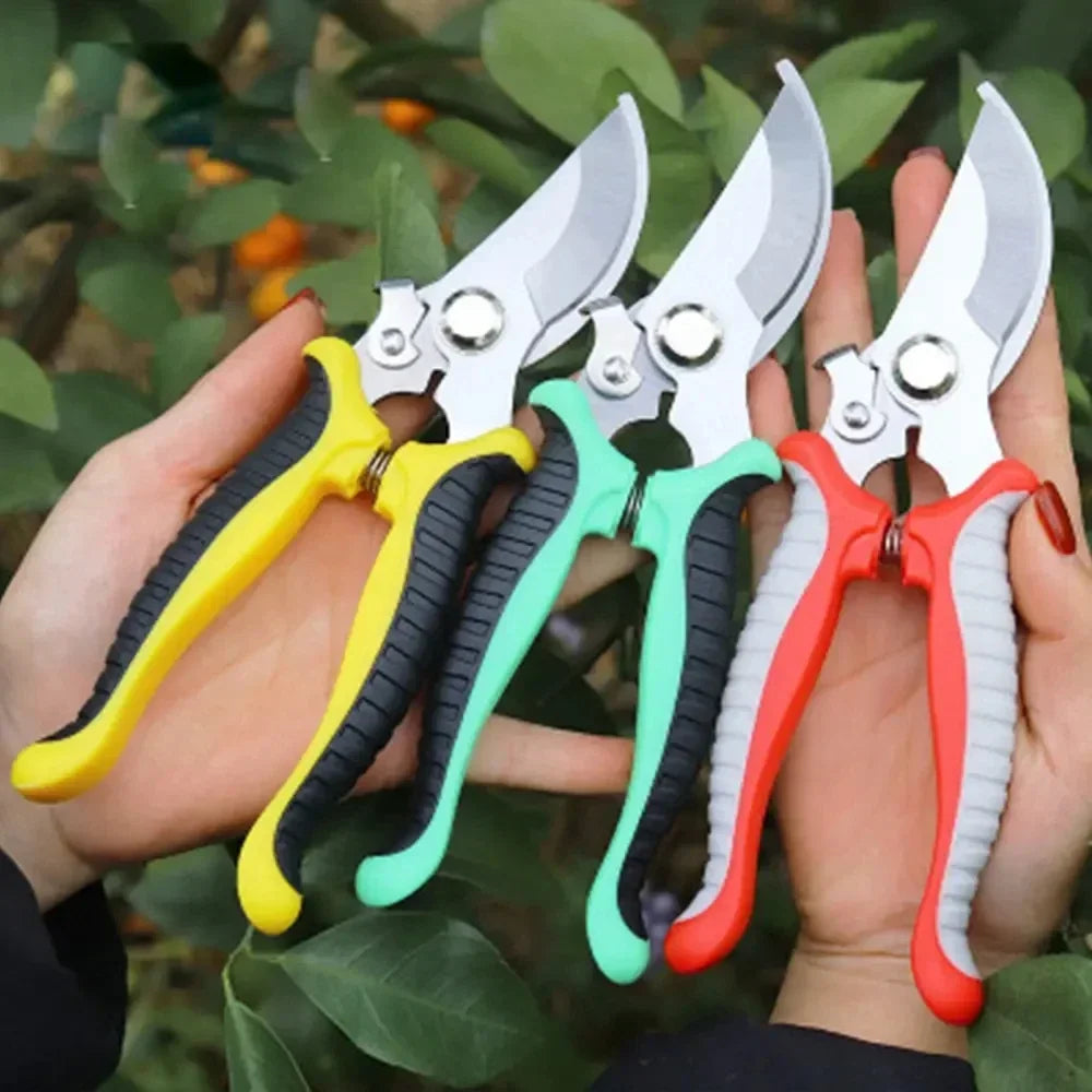 JIXIU Bypass Pruning Shears – Sharp Stainless Steel Garden Scissors