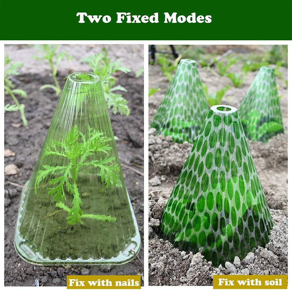 5pcs Reusable Square Plant Growth Tents – Anti-Bird & Frost Covers