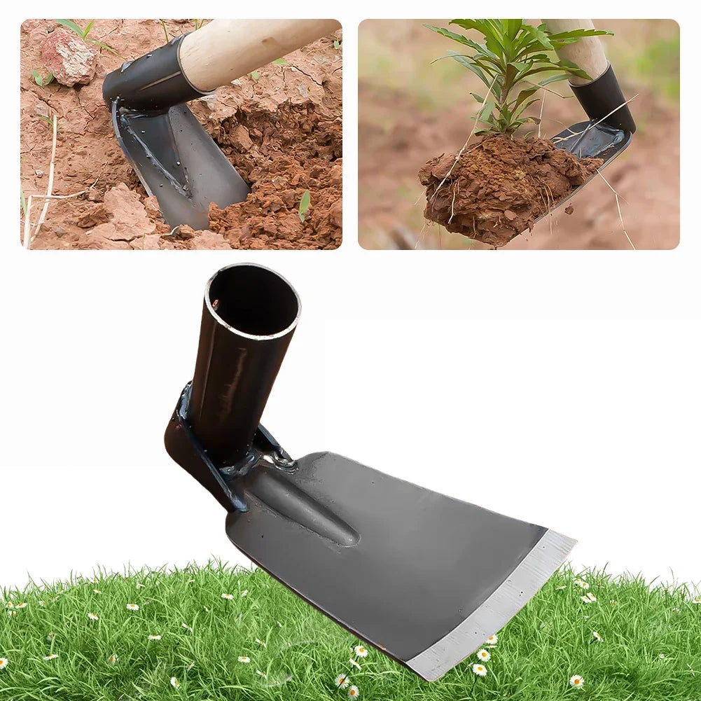 Durable Small Hoe for Soil Digging and Weeding – Manganese Steel Tool