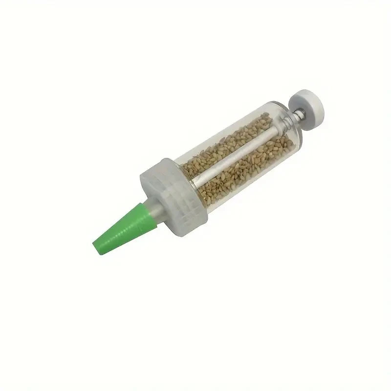 Mini Handheld Seed Dispenser – Manual Seeder Tool for Garden Use