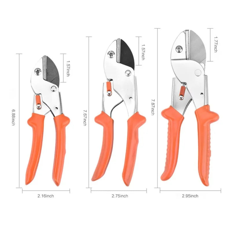SK5 Steel Garden Pruning Secateurs — Ergonomic Bypass Shears for Trees, Bushes & Branches (20mm Cut Capacity)