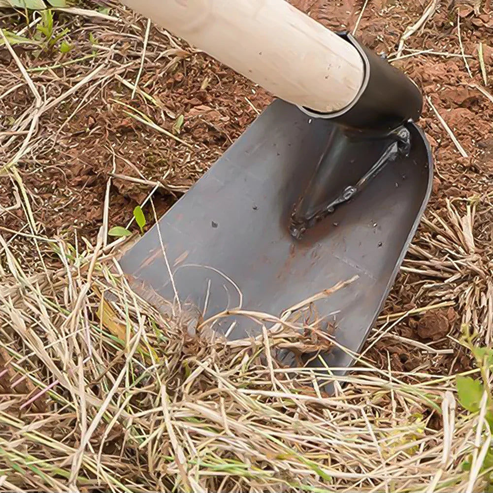 Durable Small Hoe for Soil Digging and Weeding – Manganese Steel Tool