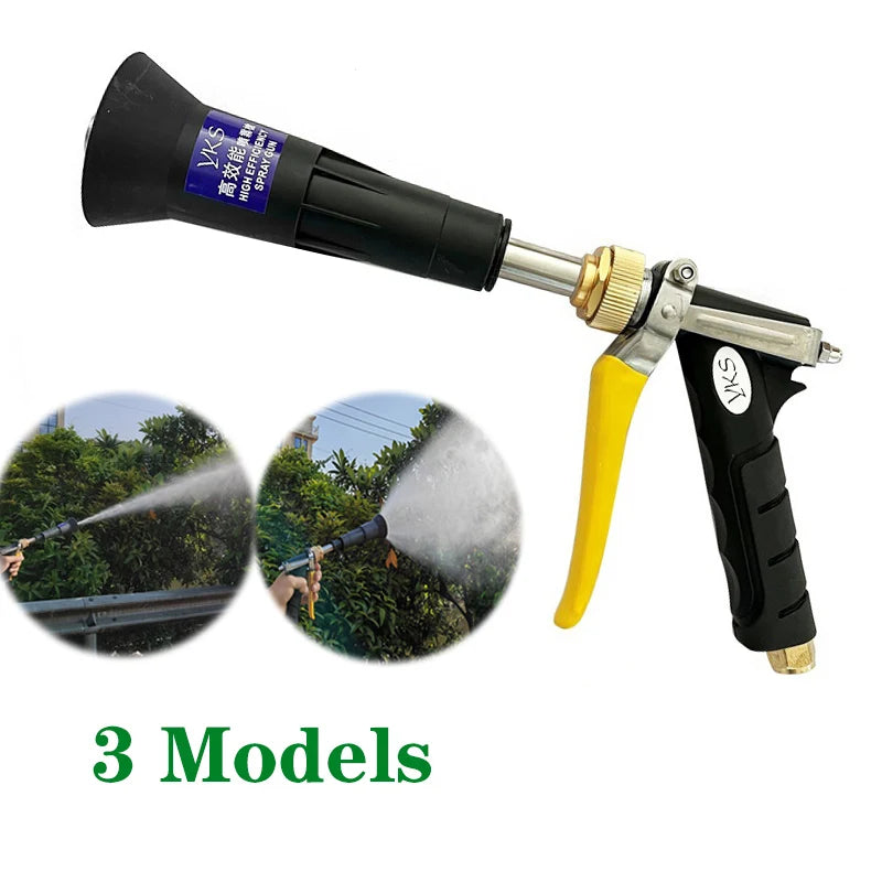 High-Pressure Garden Spray Gun for Irrigation & Pest Control