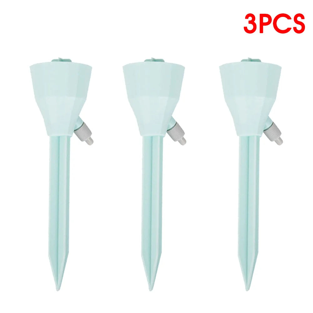 3Pcs Adjustable Self-Watering Spikes for Indoor & Outdoor Plants