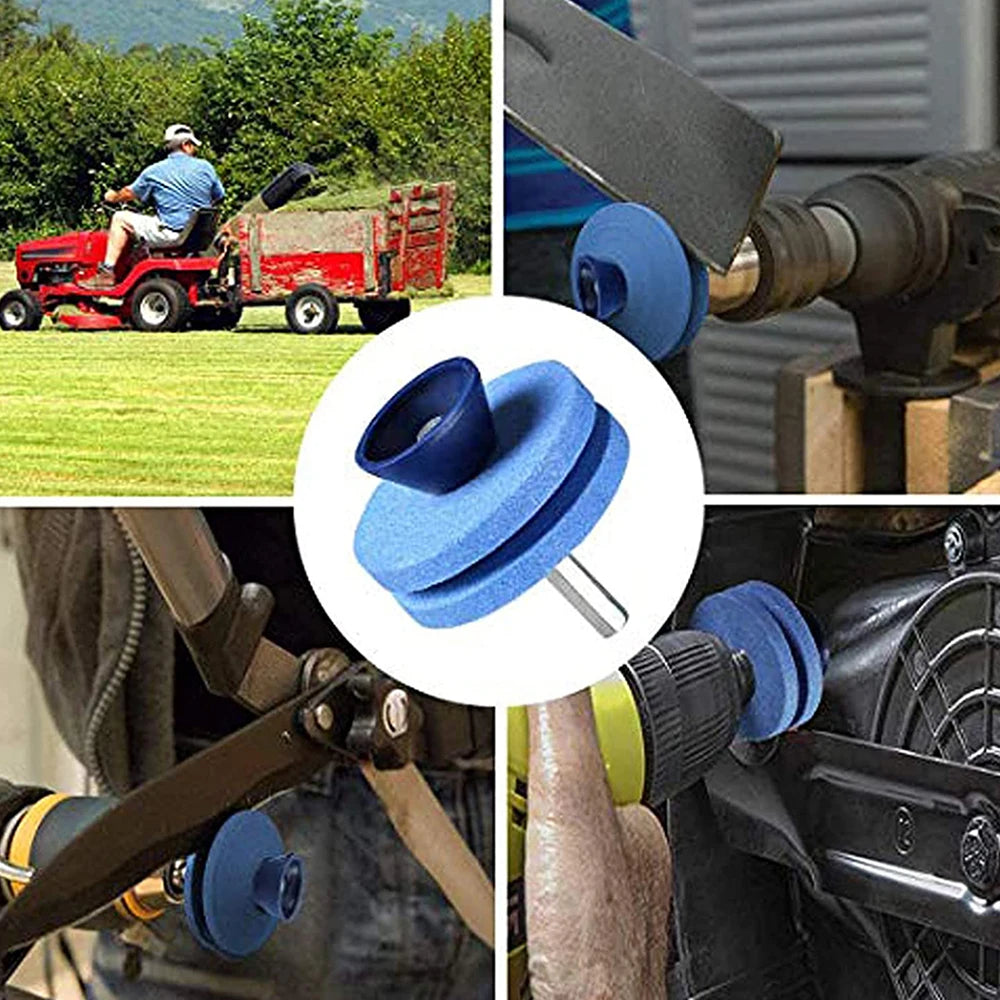 Universal Rotary Lawn Mower Blade Sharpener – Fast Knife Grinder Tool for Drill Cutters & Lawnmowers