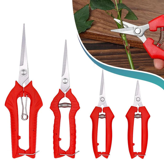 Stainless Steel Garden Pruning Shears – Fruit & Herb Trimming Scissors