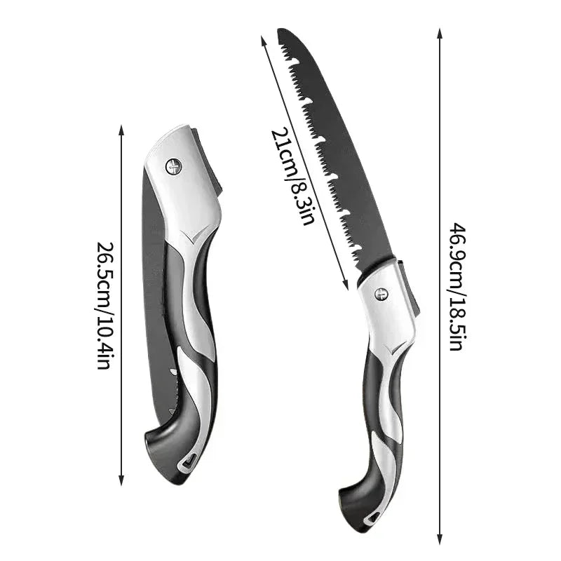 Folding Hand Saw – Portable Pruning & Wood Cutting Tool for Outdoors
