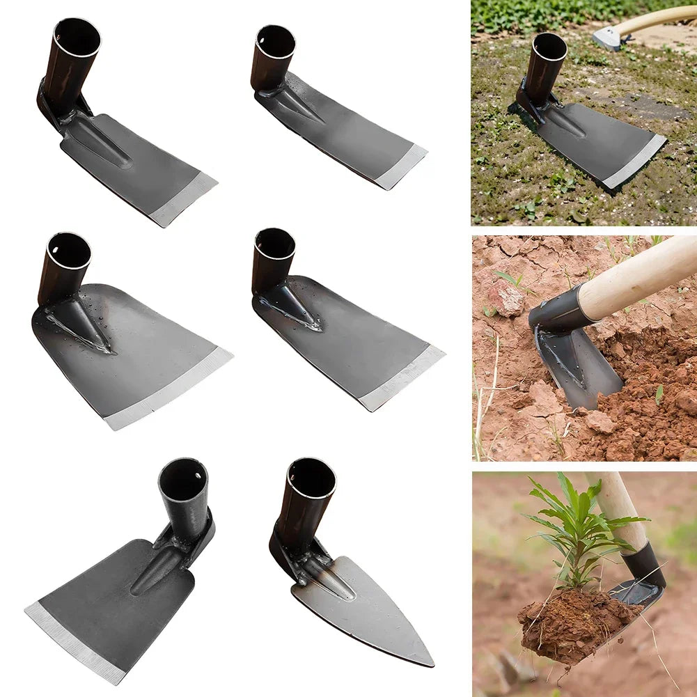 Durable Small Hoe for Soil Digging and Weeding – Manganese Steel Tool