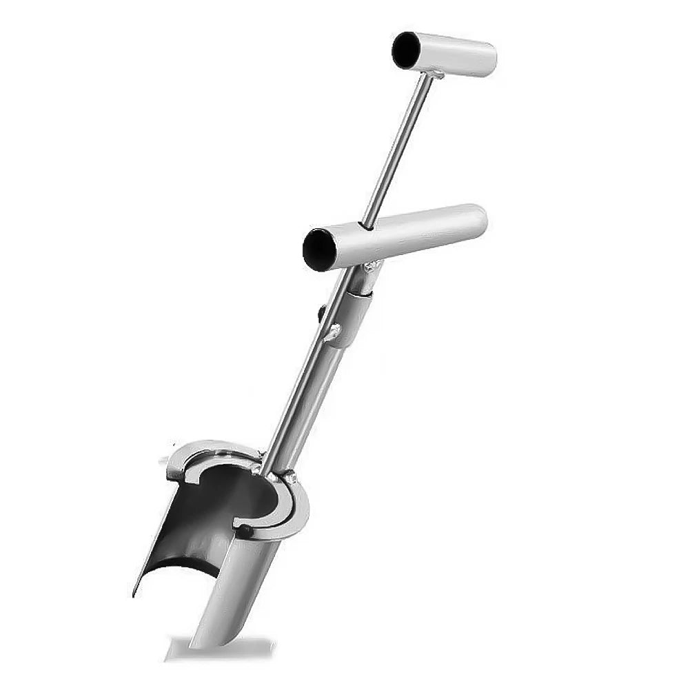 Handheld Barrel Transplanter – Stainless Steel Seedling Planter Tool