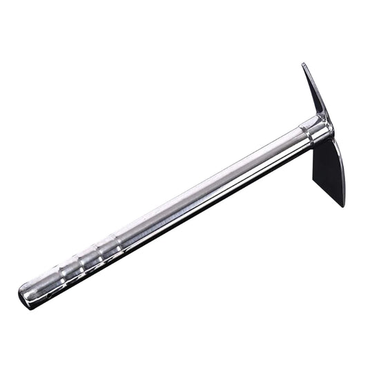 15-Inch Stainless Steel Weeding Excavator Rake — Multipurpose Hand Hoe with Ergonomic Steel Handle for Garden & Farm Use